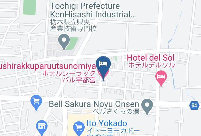 Utsunomiya City - Hoterushirakkuparuutsunomiya Maps