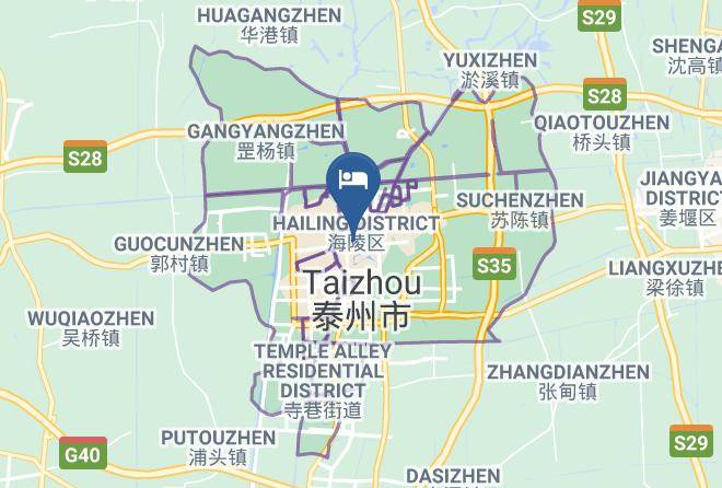 Taizhou - Hou'ai Theme Hotel Maps