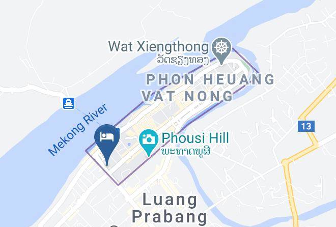 Louangphrabang - Houngvilai Hotel Maps