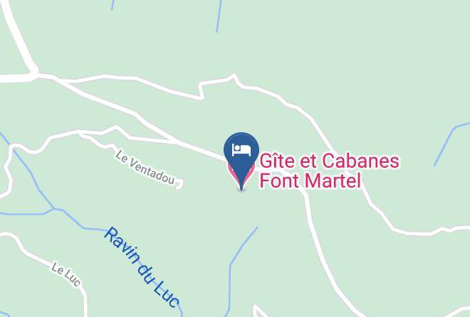 Lozere - Gite Et Cabanes Font Martel Maps