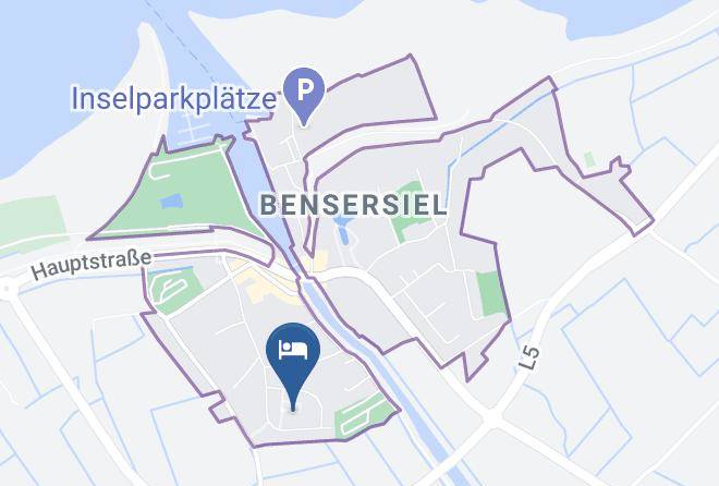 Wittmund - Ferienhaus Dunenrose Bensersiel Maps