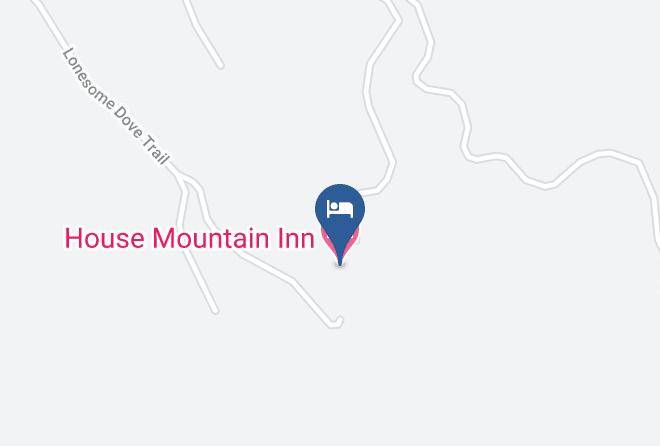 House Mountain Inn Map - Virginia - Rockbridge