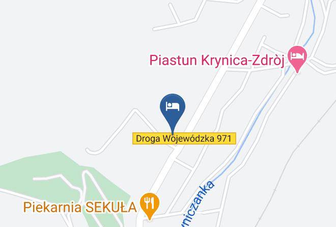 Nowosadecki - Krynica Zdroj Domki Maps
