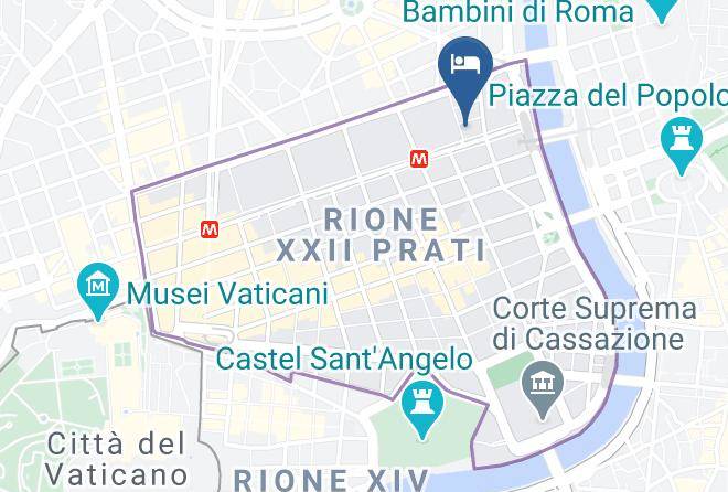 Rome - Houspitality Flowers B&b Maps