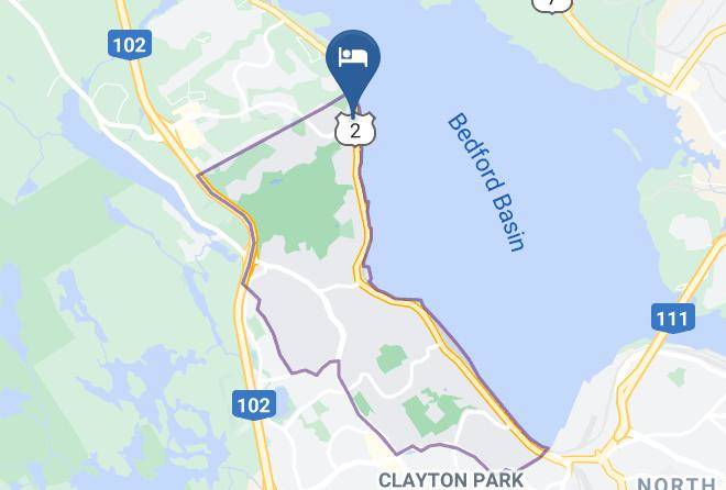 Howard Johnson Bluenose Inn Halifax Map