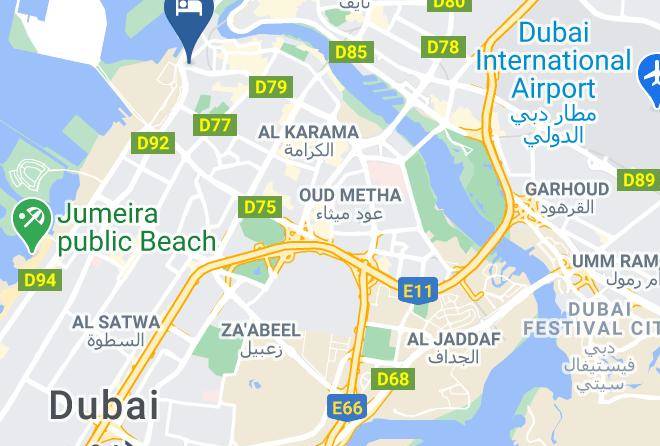 Dubai - Howard Johnson By Wyndham Bur Dubai Maps