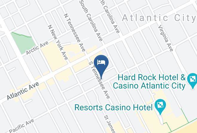 Howard Johnson By Wyndham Atlantic City Map