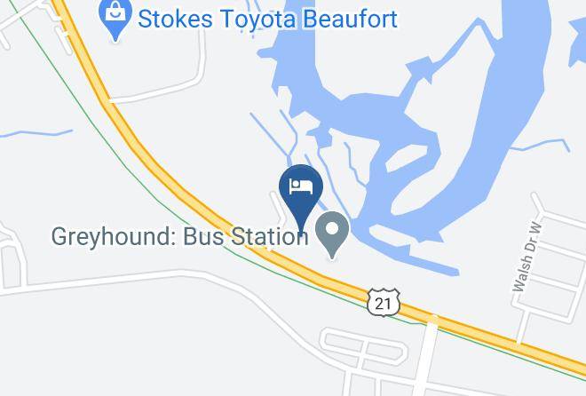 Beaufort - Howard Johnson By Wyndham Beaufort Parris Island Maps