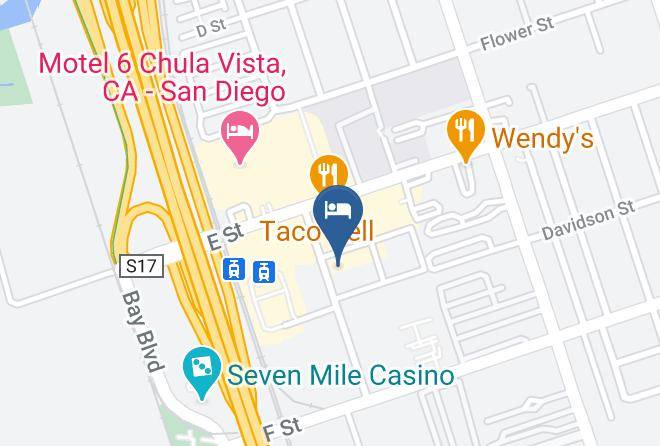 San Diego - Howard Johnson By Wyndham Chula Vista San Diego Suite Hotel Maps