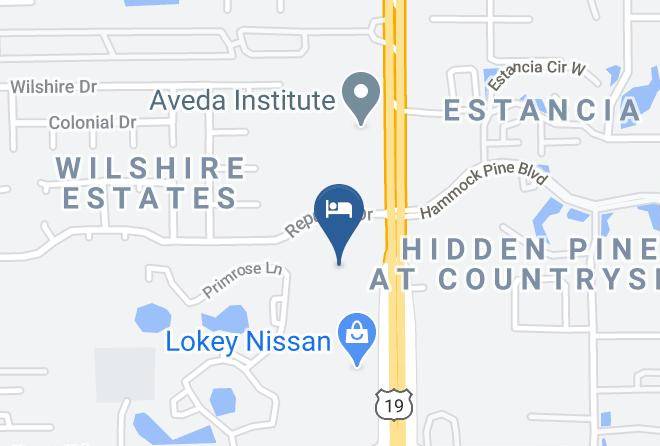 Pinellas - Howard Johnson By Wyndham Clearwater Fl Maps