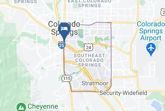 El Paso - Howard Johnson By Wyndham Colorado Springs Maps