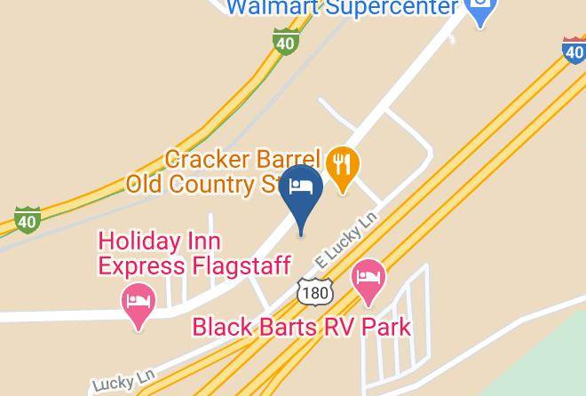 Coconino - Howard Johnson By Wyndham Flagstaff I 40 East Lucky Lane Maps