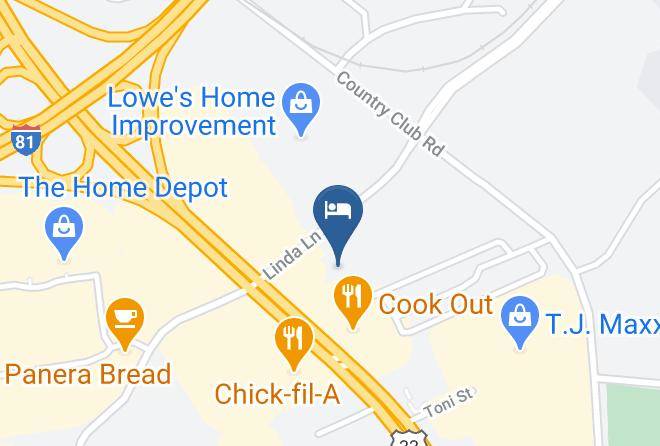 Harrisonburg City - Howard Johnson By Wyndham Harrisonburg Maps