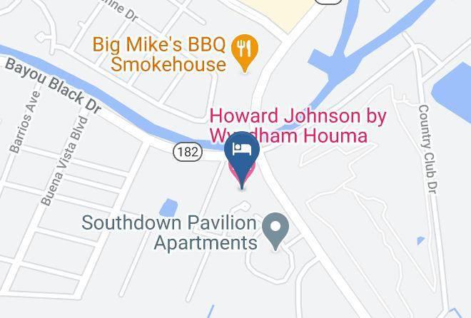 Terrebonne Par - Howard Johnson By Wyndham Houma Maps
