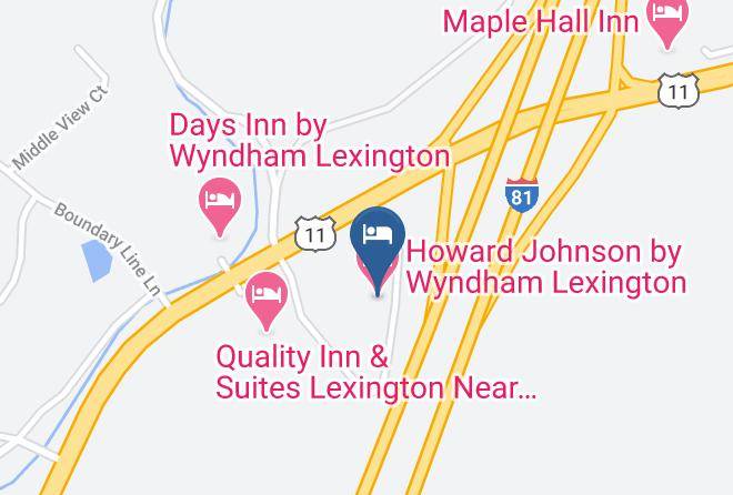 Howard Johnson By Wyndham Lexington Map