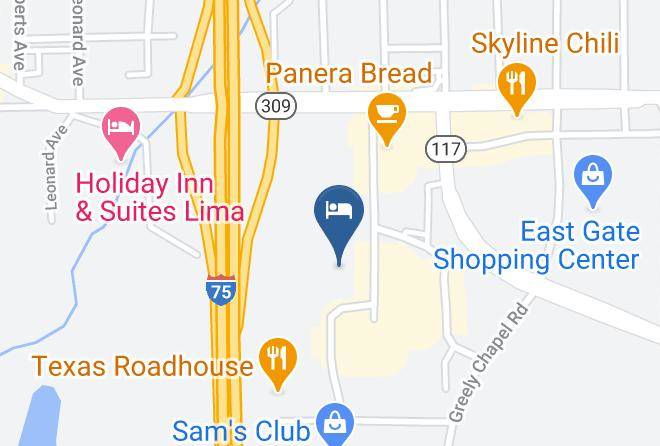 Allen - Howard Johnson By Wyndham Lima Maps