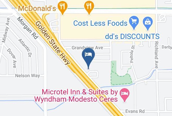 Stanislaus - Howard Johnson By Wyndham Modesto Ceres Maps