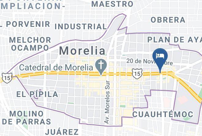 Morelia - Howard Johnson By Wyndham Morelia Calle Real Maps