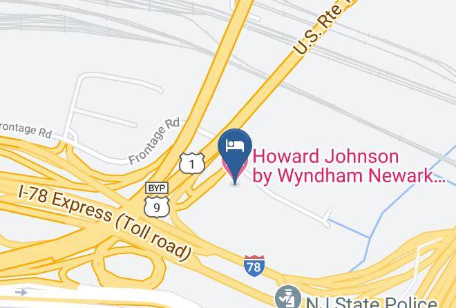 Howard Johnson By Wyndham Newark Airport Map