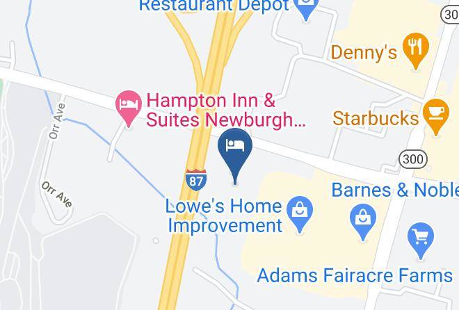 Howard Johnson By Wyndham Newburgh West Point Map