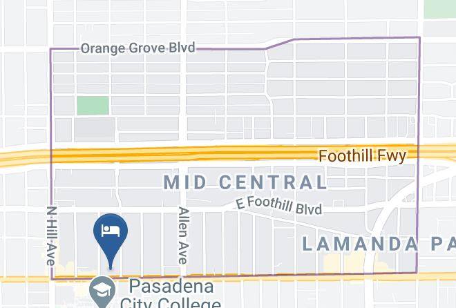 Los Angeles - Howard Johnson By Wyndham Pasadena Maps