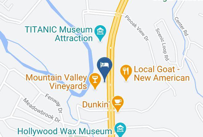 Sevier - Howard Johnson By Wyndham Pigeon Forge Maps