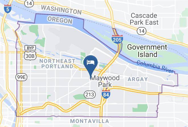 Multnomah - Howard Johnson By Wyndham Portland Airport Maps