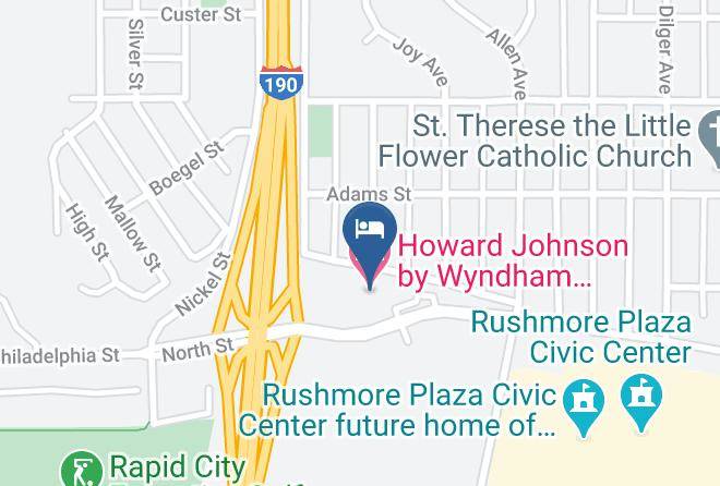Pennington - Howard Johnson By Wyndham Downtown Rapid City Maps