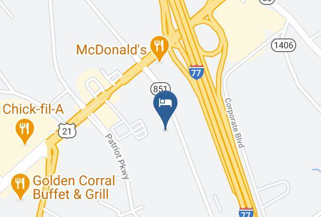 York - Howard Johnson By Wyndham Rock Hill Maps