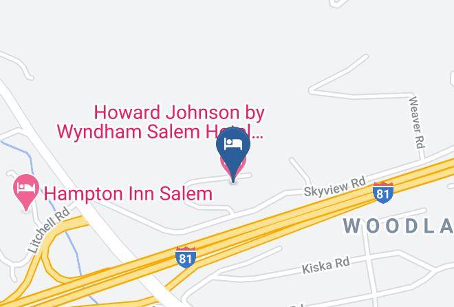 Roanoke - Howard Johnson By Wyndham Salem Hotel & Conference Center Maps