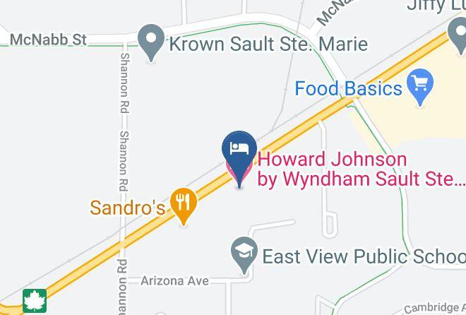 Howard Johnson By Wyndham Sault Ste Marie On Map
