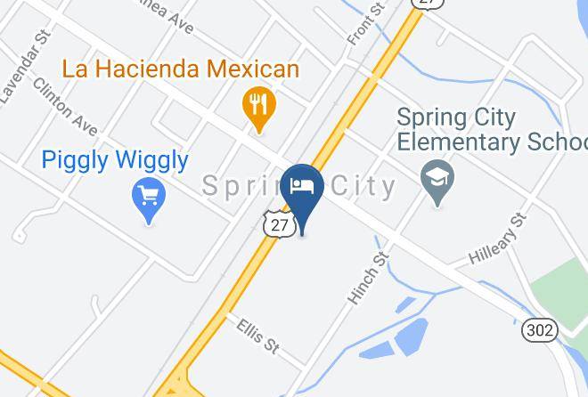 Rhea - Howard Johnson By Wyndham Spring City Maps
