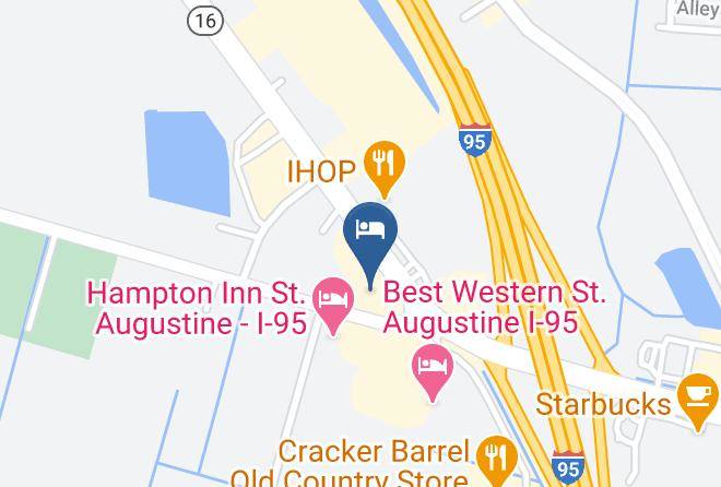 St Johns - Howard Johnson By Wyndham St Augustine I 95 Maps