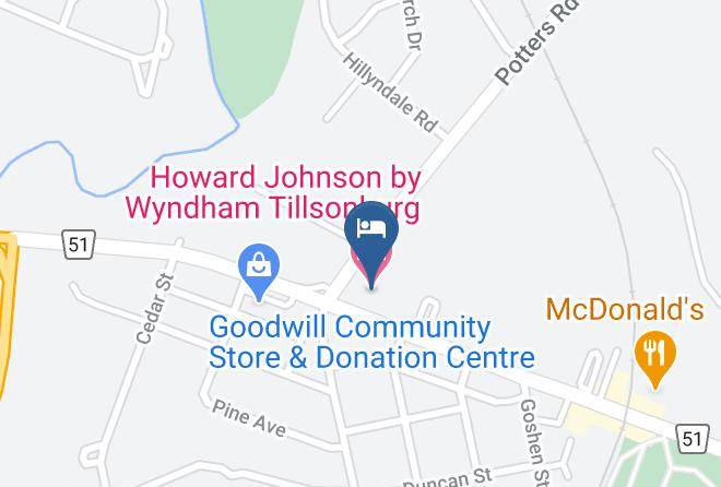 Oxford - Howard Johnson By Wyndham Tillsonburg Maps