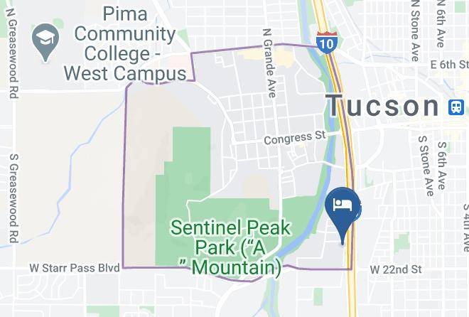 Pima - Howard Johnson By Wyndham Tucson Downtown Maps