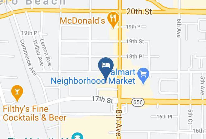 Indian River - Howard Johnson By Wyndham Vero Beach Downtown Maps