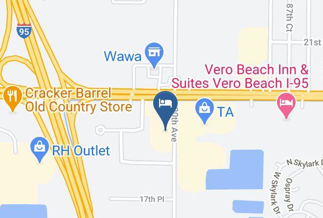 Indian River - Howard Johnson By Wyndham Vero Beach I 95 Maps
