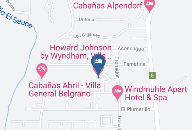 Calamuchita Department - Howard Johnson By Wyndham Villa General Belgrano Maps
