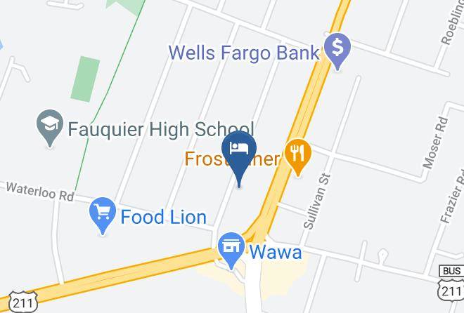 Howard Johnson By Wyndham Warrenton Map