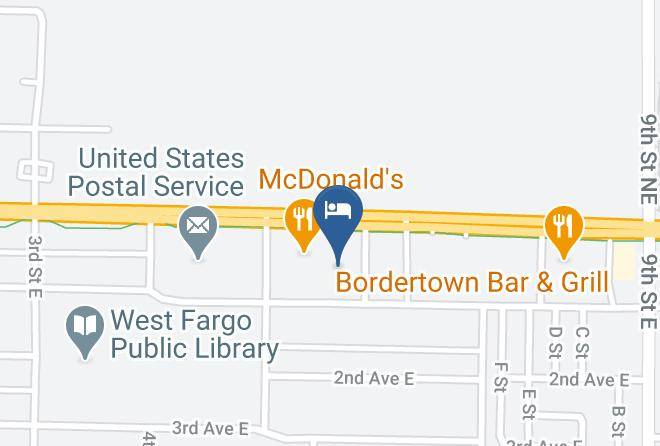 Cass - Howard Johnson By Wyndham West Fargo Maps
