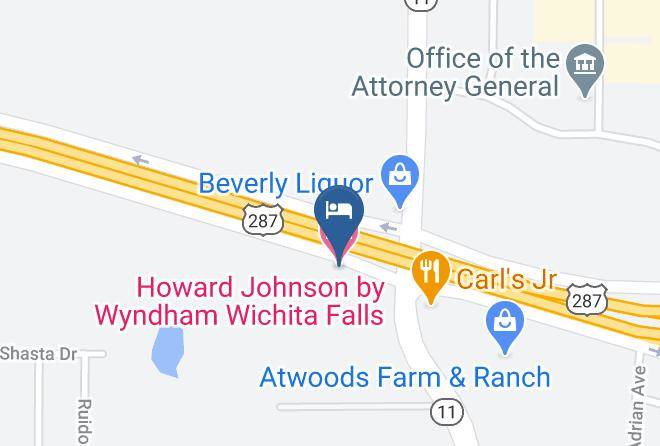 Wichita - Super 8 By Wyndham Wichita Falls Maps