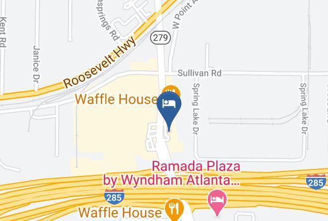 Fulton - Howard Johnson By Wynham Atlanta Airport College Park Maps