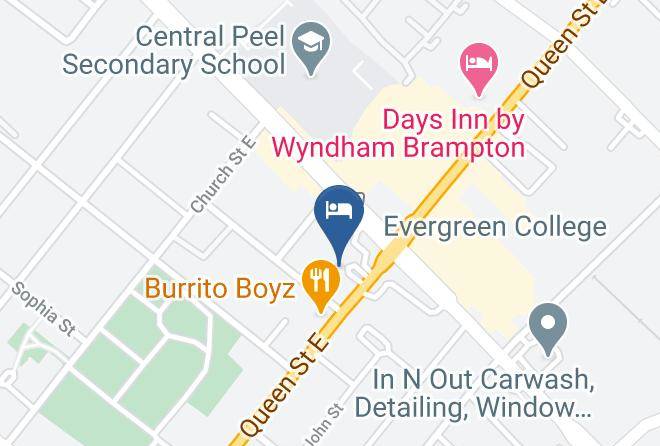 Peel - Howard Johnson Express Inn And Suites Toronto Brampton Maps