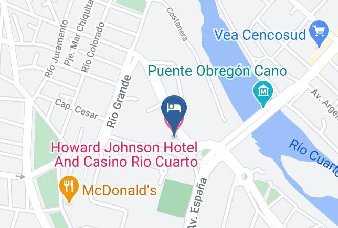 Rio Cuarto Department - Howard Johnson Hotel And Casino Rio Cuarto Maps