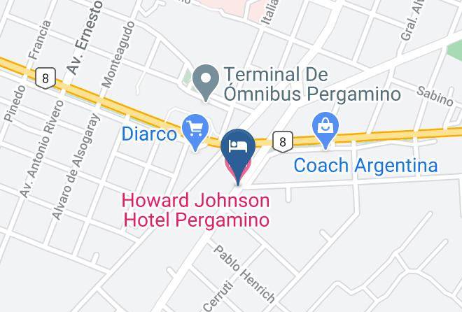Pergamino - Howard Johnson Hotel Pergamino Maps