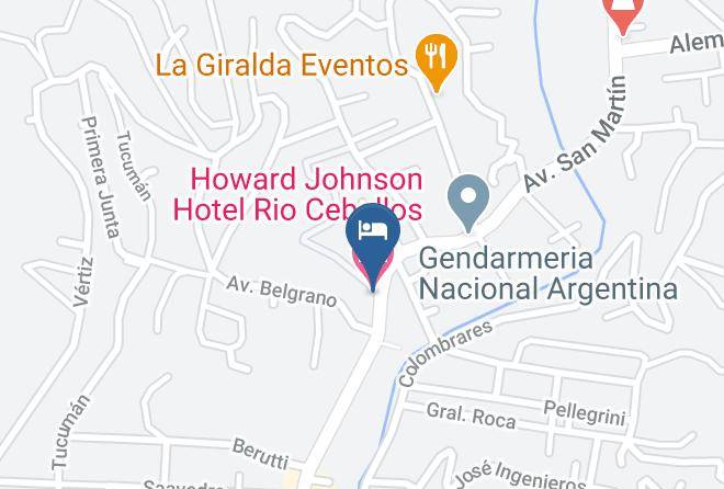 Colon Department - Howard Johnson Hotel Rio Ceballos Maps