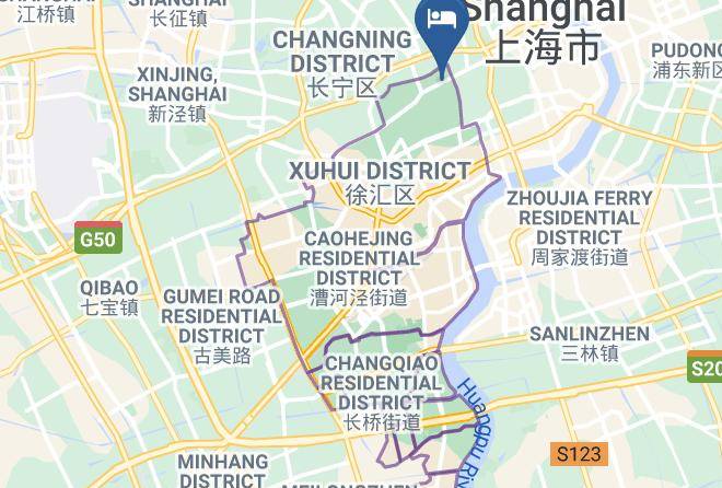 Xuhui District - Howard Johnson Huaihai Hotel Maps