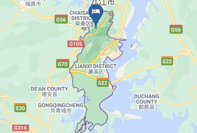 Howard Johnson Huaihai Resort Lushan Map