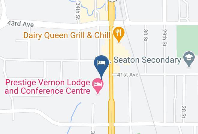 North Okanagan - Canadas Best Value Inn And Suites Vernon Maps