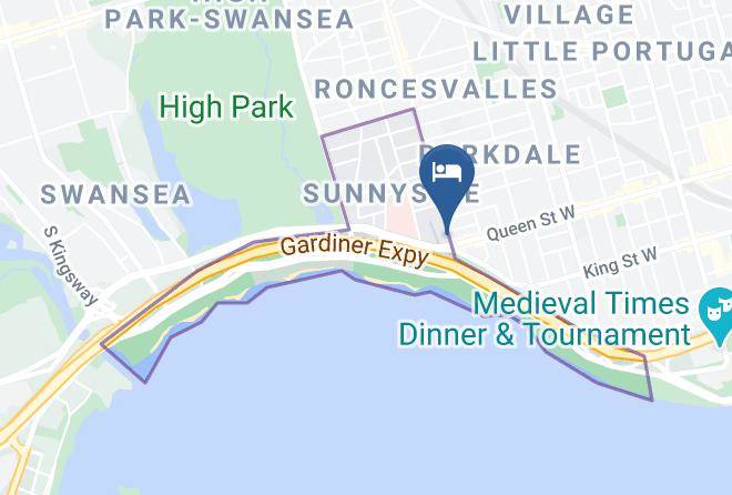 Howard Johnson By Wyndham Toronto Downtown West Map